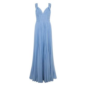 Alberta Ferretti Maxi Dress - female - Alberta Ferretti - Gowns - Blue - L - Dresses