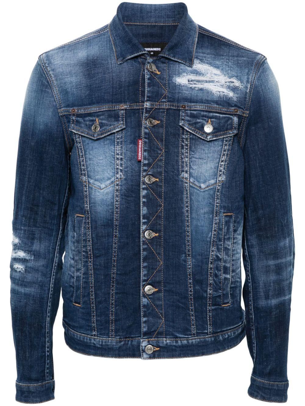 archive dsquared2 cotton riders jacket