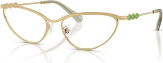 Swarovski 1027 Cat Eye Frame - unisex - Brillen - Geel - 59 MM - Accessoires