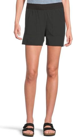 Royal Robbins Spotless Evolution Shorts Womens Shorts Jet Black : LG 4, Elastane/Polyester