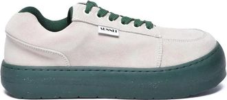 Sunnei Suede Sneaker - Beige/Green