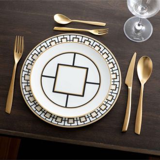 Bugatti Riviera Gold, Posate Set 75 Pz, Scatola Gallery, Casa Bugatti - Colore: Oro Sabbiato