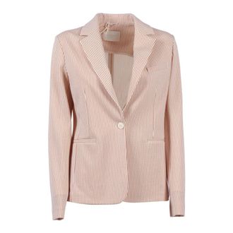 Circolo 1901 Blazers, male, Beige, Size: 2XS Giacca Slim Fit