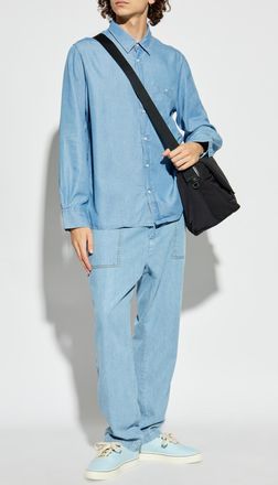 Officine Générale Shirt Alex, Mens, Blue