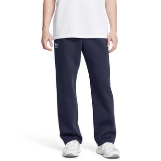 Under Armour Mens Essential Fleece Pants - Midnight Navy/White Size 3XL