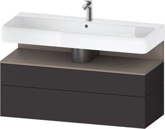 Duravit Duravit - Qatego Mueble Bajo Lavabo, 1 Extra&iacute;ble Y 1 Caj&oacute;n