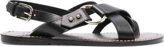 SOEUR Florence Leather Sandals