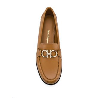 Ferragamo Ladies Brown Loafers, US Size 4.5