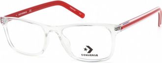 Converse Mens Transparent Rectangular Eyeglass Frames CV5011