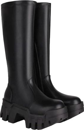 Generic Womens Pointed Toe Knight Boots Belt Buckle Thin Heel Long Shoes