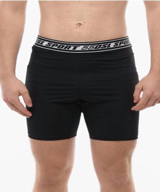 Diesel Sport Sprant Bike Shorts In Black