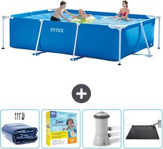 Intex Piscina Con Estructura Rectangular - 300x200x75 Cm - 7-piezas Scb11