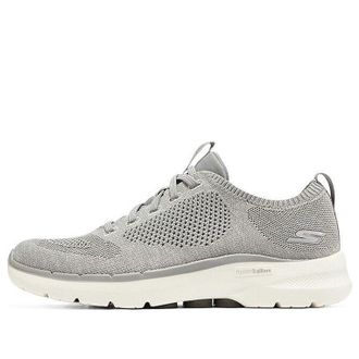 Skechers Go Walk 6 Shoes Grey Cream White 894139-GMLT