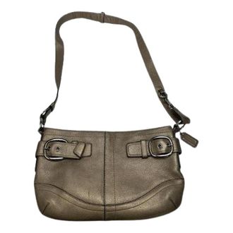 Coach Borsa a spalla in pelle Pre-owned - - Pre-owned - Donna - Grigio - ONE SIZE