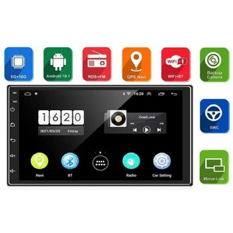 Trade Shop Trade Shop Traesio - Autoradio Universale 7 Android 10 2gb Ram 32gb Rom Ctc-7801 Bluetooth Wifi Gps