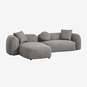 Sklum Sklum - Sof&aacute; Modular Chaise Longue Izquierdo De 2 Piezas En Chenilla Coco