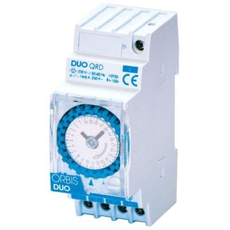 Orbis Orbis - Ob292032 Interruptor Horario Anal&oacute;gico Semanal Duo Qrd
