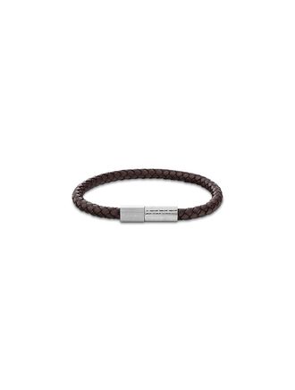 Calvin Klein Mens Modern Braided Bracelet - Brown - OS