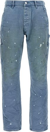 Purple p092 Copper Plate Carpenter Pants