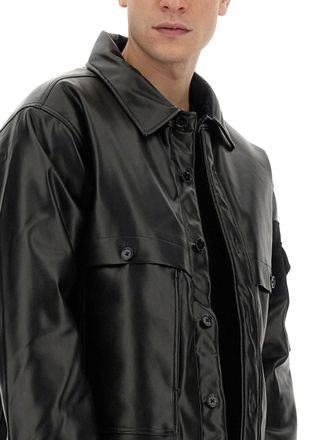 A&iuml;e Polyester Shirt Jacket - Black