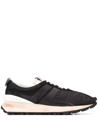 Lanvin Sneakers in pelle con inserti - Nero