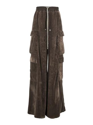 Rick Owens Brown Regular Cargos Pants