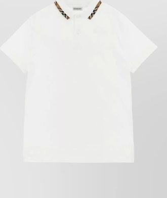 Burberry cotton piqu&eacute; short-sleeve polo shirt