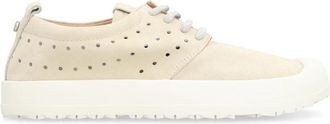 Volta Suede Sneakers met Rubberen Neus - unisex - Sneakers - Beige - 36 EU - Leer - Schoenen