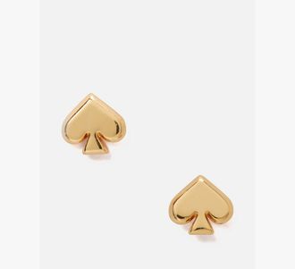 Kate Spade New York Womens Everyday Spade Metal Stud Earrings in Misc | Metal