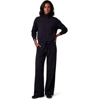 Lords of Harlech Womens Wide Leg Lounge Pant in Very Black at Nordstrom, Size Xx-Large