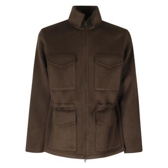 Aspesi Nelson Field Jacket - Heren - Jassen - Bruin - Maat: XL Zijde