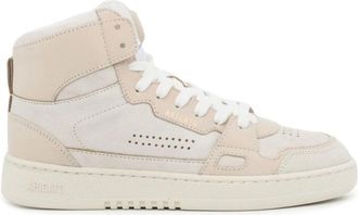 Axel Arigato Beige Dice High-Top Sneakers - Dames - Sneakers - Beige - 37 EU - Leer - Schoenen