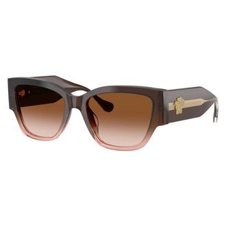 Versace Sunglasses, unisex, Brown, Size: 55 MM Cat-Eye Sunglasses