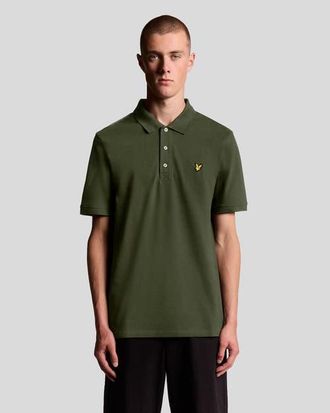 Lyle & Scott Plain Polo Shirt in Olive at Nordstrom, Size Xx-Large