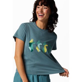 Cotopaxi Cuatro Bitmap T-Shirt - Womens in Everglade at Nordstrom, Size Medium