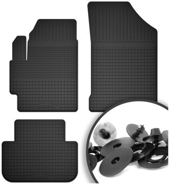 OEM Alfombrillas De Goma + Topes Para: Honda Civic Vii 5 Puertas (2001-2007)