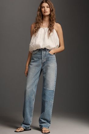 A Gold E 90s Mid-Rise Relaxed Straight Leg Jeans