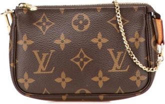 Louis Vuitton Pre-owned Mini Bags, female, Brown, Size: ONE SIZE Pre-owned Canvas Mini Bag