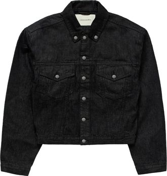 Entire studios Shrunken Denim Jacket - Dames - Spijkerjassen - Zwart - S - Denim - Jassen