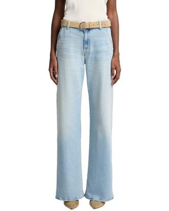 7 For All Mankind Lotta Sunset Beach Palazzo Leg Jean