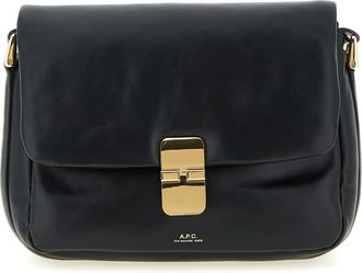 A.P.C. Grace Soft Bag - Dames - Schoudertassen - Zwart - ONE Size - Katoen - Tassen