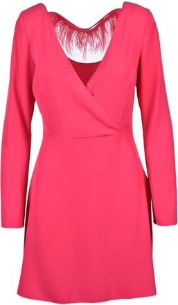 Patrizia Pepe Flared Dress Zipper - Fuchsia