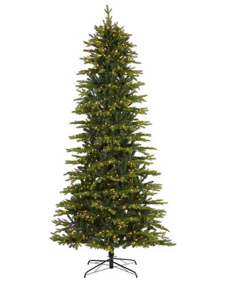 Nearly Natural 9Ft. Belgium Fir Natural Look Artificial Christmas Tree