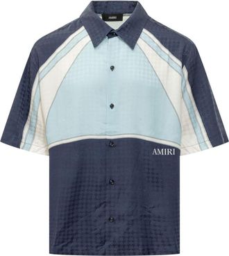 Amiri Blue Regular Printed Shirt