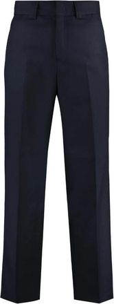 PT01 Klassieke Pasvorm Broeken - Heren - Straight fit broeken - Blauw - W32 - Leer - Broeken