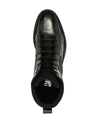 Ferragamo Ferragamo Paul Lace-Up Ankle Boots