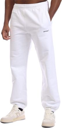 Off-white Mens Off White Arrow Pocket Slim Sweatpants in Black - Black & Silver - Size X-Small