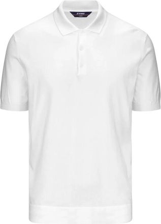 K-Way Pleyne Polo Shirt - Heren - Polos - Wit - XL - Katoen - Tops