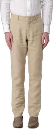 Colmar Linnen chino broek - Heren - Broeken - Beige - Maat: L Linnen