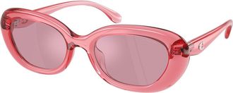 Coach HC8448U CDP35 592830 Womens Sunglasses Pink Size 54